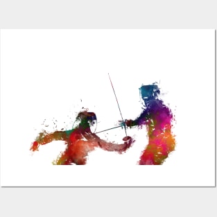 fencing sport art #fencing #sport Posters and Art